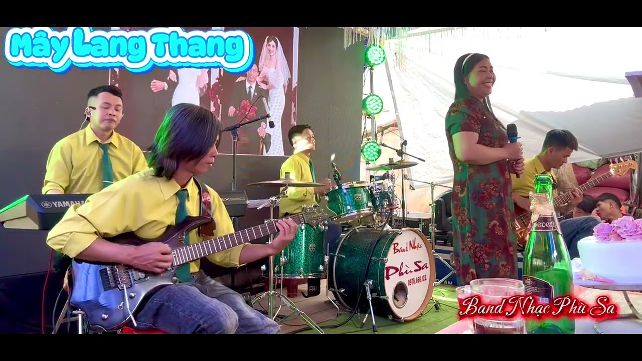 🌹Chị gái hát đám cưới ca khúc Mây Lang Thang- Band nhạc Phù Sa. nghỉ tết thôi cả nhà ạ!