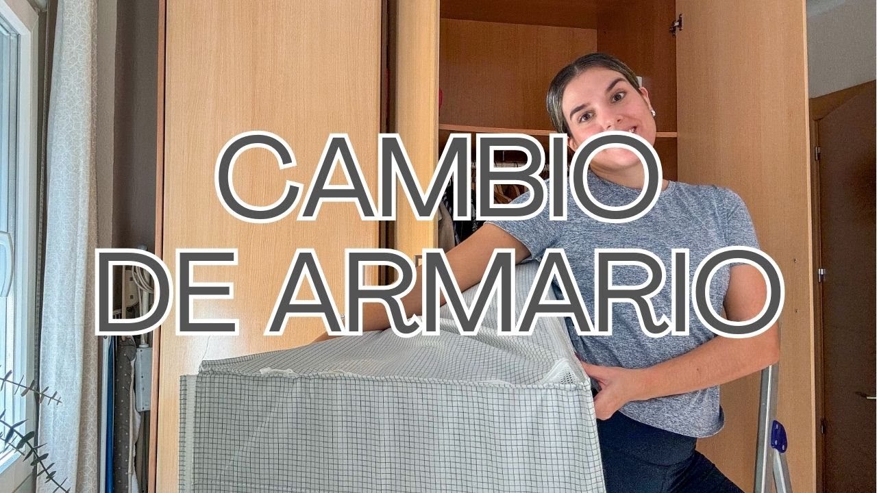cambio de armario: organización y limpieza + rutina diaria