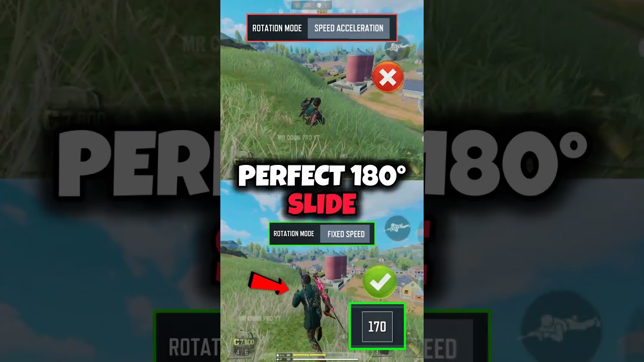 ✅ Perfect 180&deg; Slide settings in CODM BR 🔥💯 Codmobile Tips and Tricks #shorts #codmbr #codmiphone