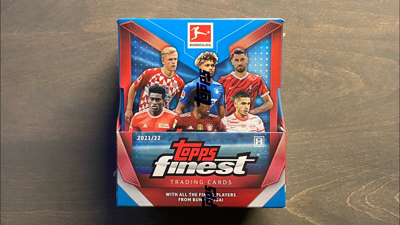 2021/22 Topps Finest Bundesliga Soccer Hobby Box Review - 12 Numbered Cards In This Box!