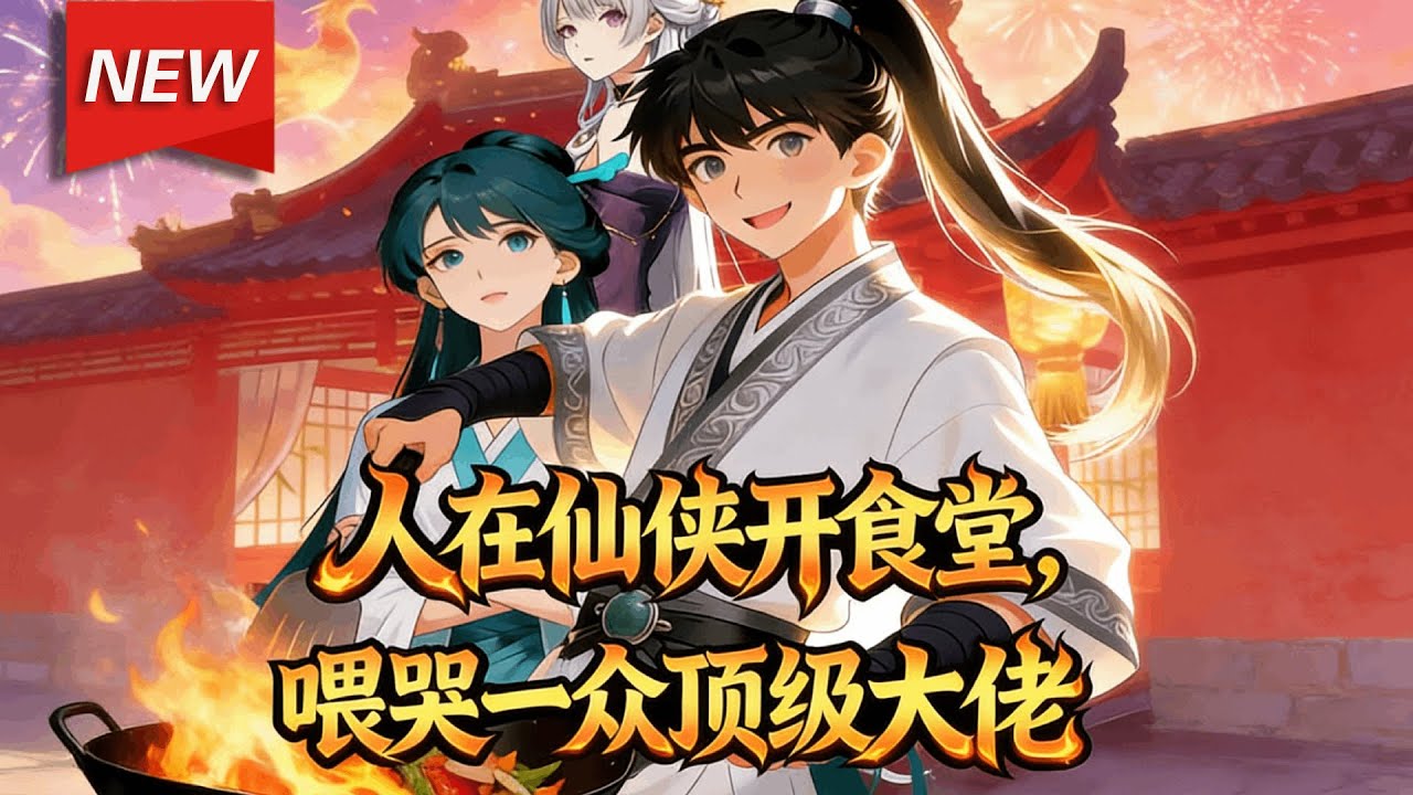 MULTISUB📢新番上线《人在仙侠开食堂，喂哭一众顶级大佬》第1~70集丨林泽穿越仙侠世界，获得美食系统，被迫靠厨艺谋生，谁知一碗炸酱面竟让同门当场顿悟、直破筑基，引动天地异象！#破晓动漫社