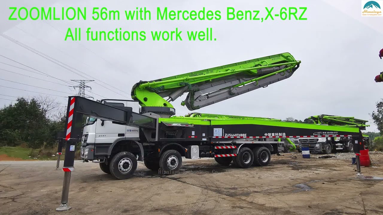 How to check concrete Boom Pump？Как проверить бу автобетононасос ? ZOOMLION 56m for sales (Part 2)