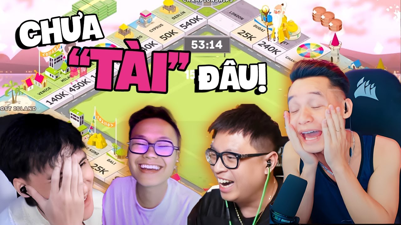 (Restream) Nhận kèo cờ tỉ phú bỏ nghề cùng Aben, Thầy Pino, Boongminz và kết quả 