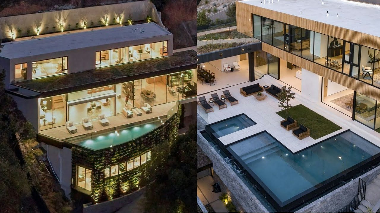 Just $28.595.000 to own TWO Wonderful Beverly Hills Homes offer an ultra modern Design