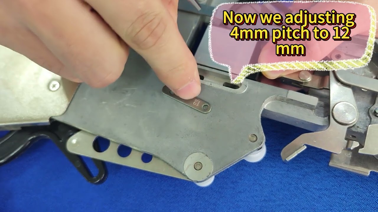 How to change pitch (feed rate) for Yamaha pneumatic feeder 12/16/24mm