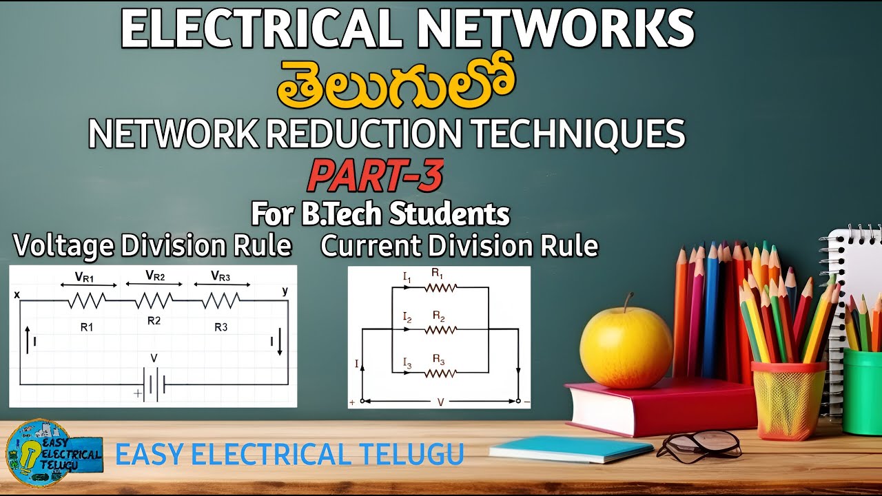 Electrical Networks - 007 | Network Reduction Techniques Part - 3 | #telugu #electrical