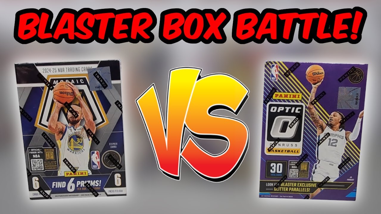 КТО ЛУЧШЕ?! 2024-25 Panini Mosaic против Optic Basketball Blaster Box!