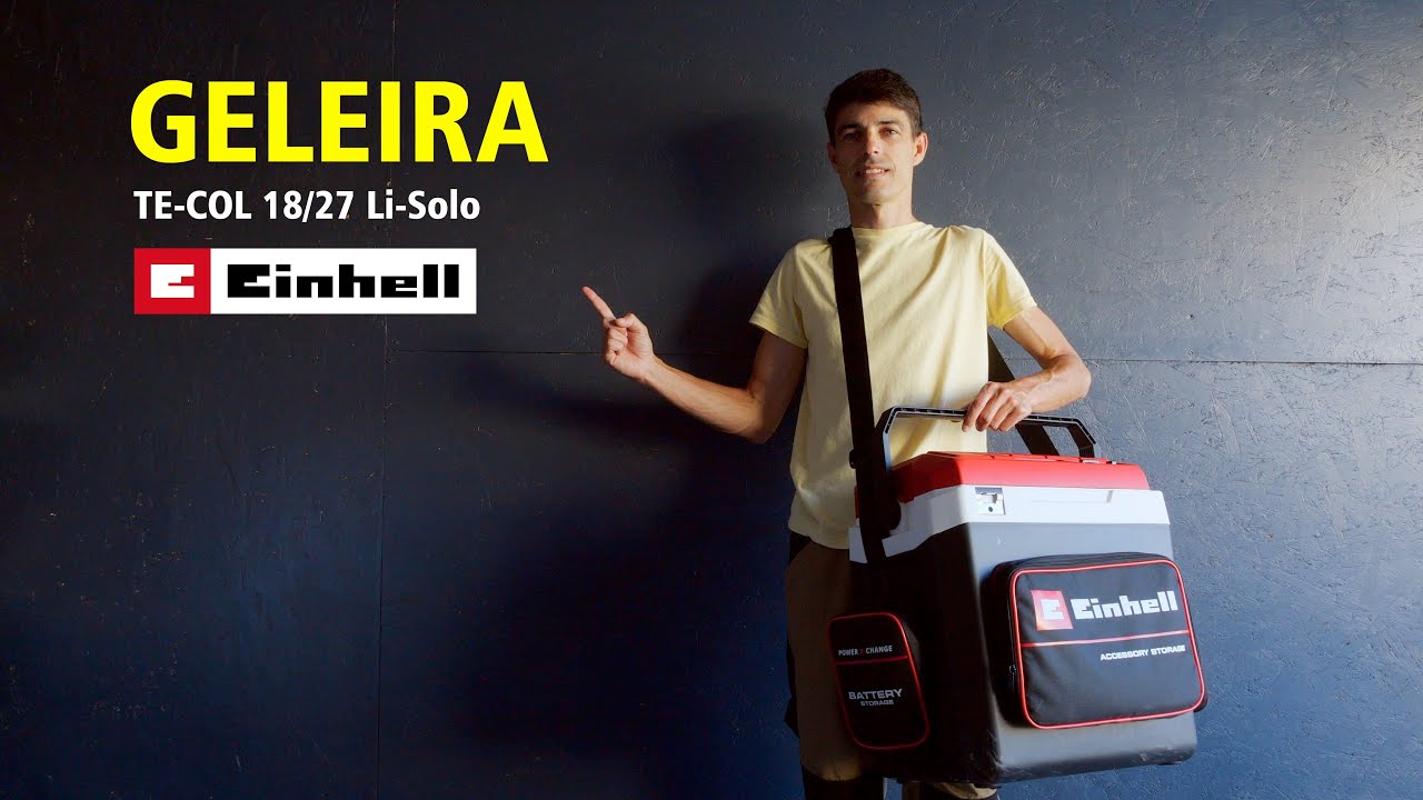 A GELEIRA DA EINHELL TE-COL 18/27 Li-Solo