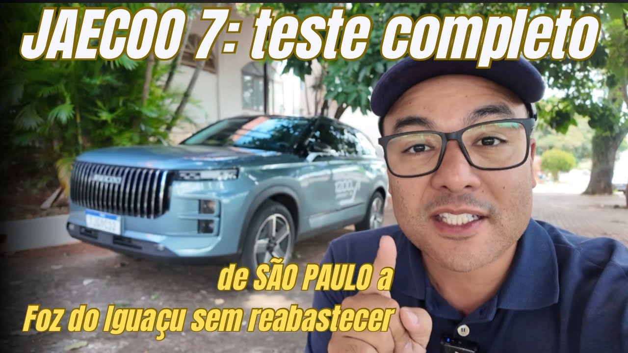 JAECOO 7: FUI DE S&Atilde;O PAULO A FOZ DO IGUA&Ccedil;U SEM REABASTECER