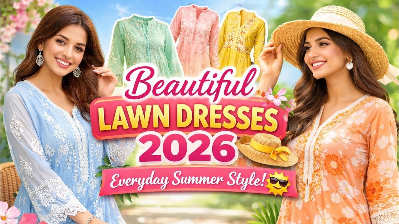 Beautiful Lawn Dresses 2026 🌺 | Everyday Summer Style ☀️👒