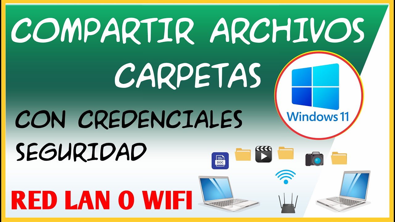 COMPARTIR CARPETAS O ARCHIVOS EN RED WINDOWS 11 CON CONTRASEÑA