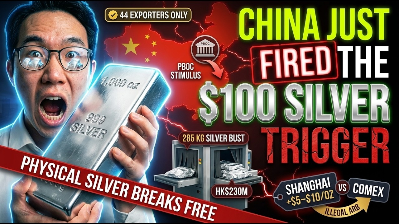 JUST IN: Good News from China: Rate Cuts & $29M Smuggling Bust Hint at Silver’s Next Move