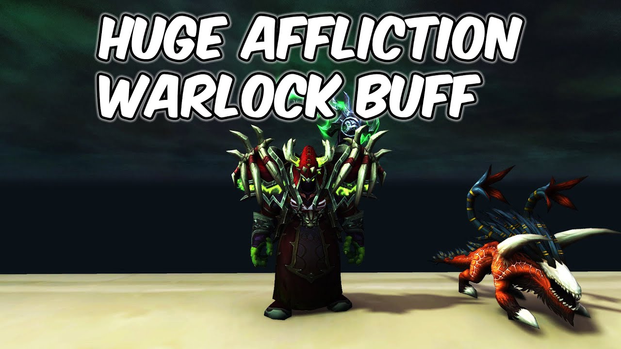 HUGE Affliction Warlock BUFF - 9.2.5 Affliction Warlock PvP - WoW Shadowlands PvP