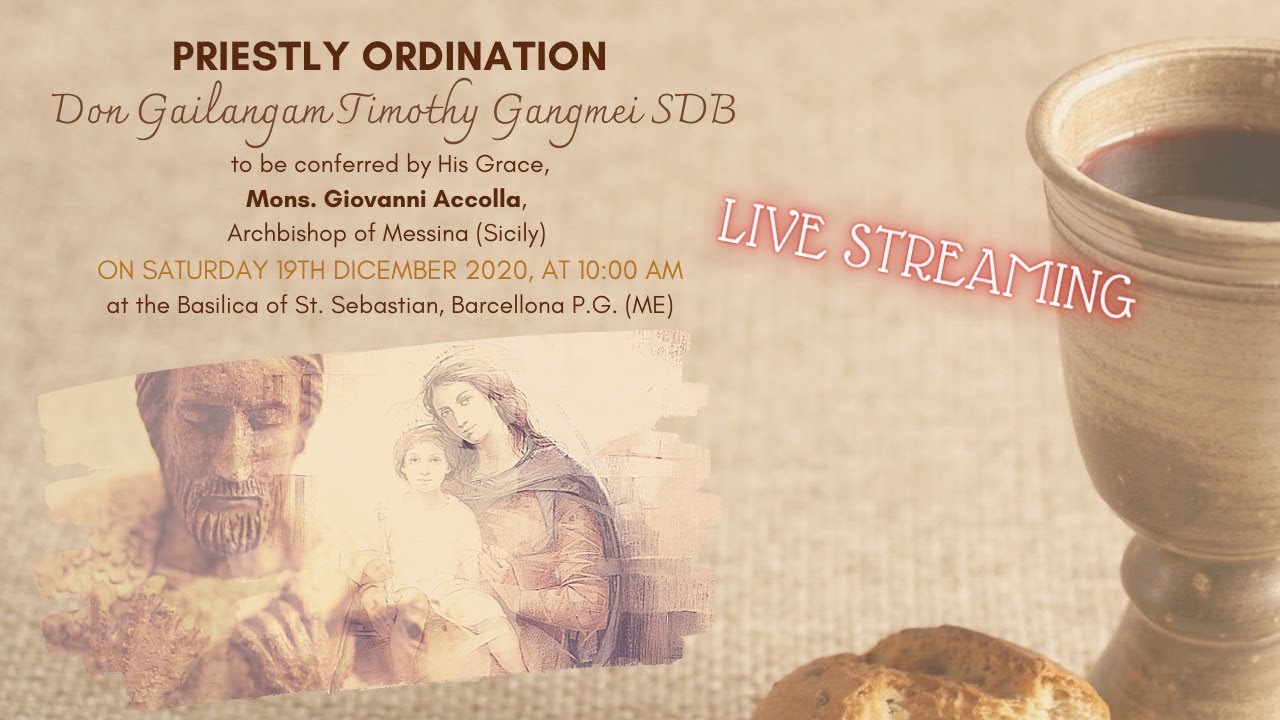 Ordinazione Sacerdotale di Timothy Gangmei sdb