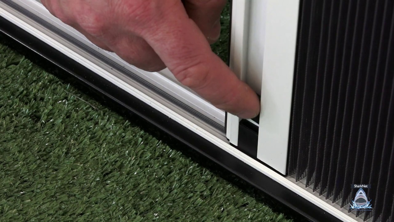 How to install a SharkNet Pleated Insect Screen Bilateral Opening