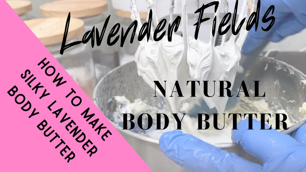 How I make lavender natural body butter. With recipe and how i sanitise my equipment.