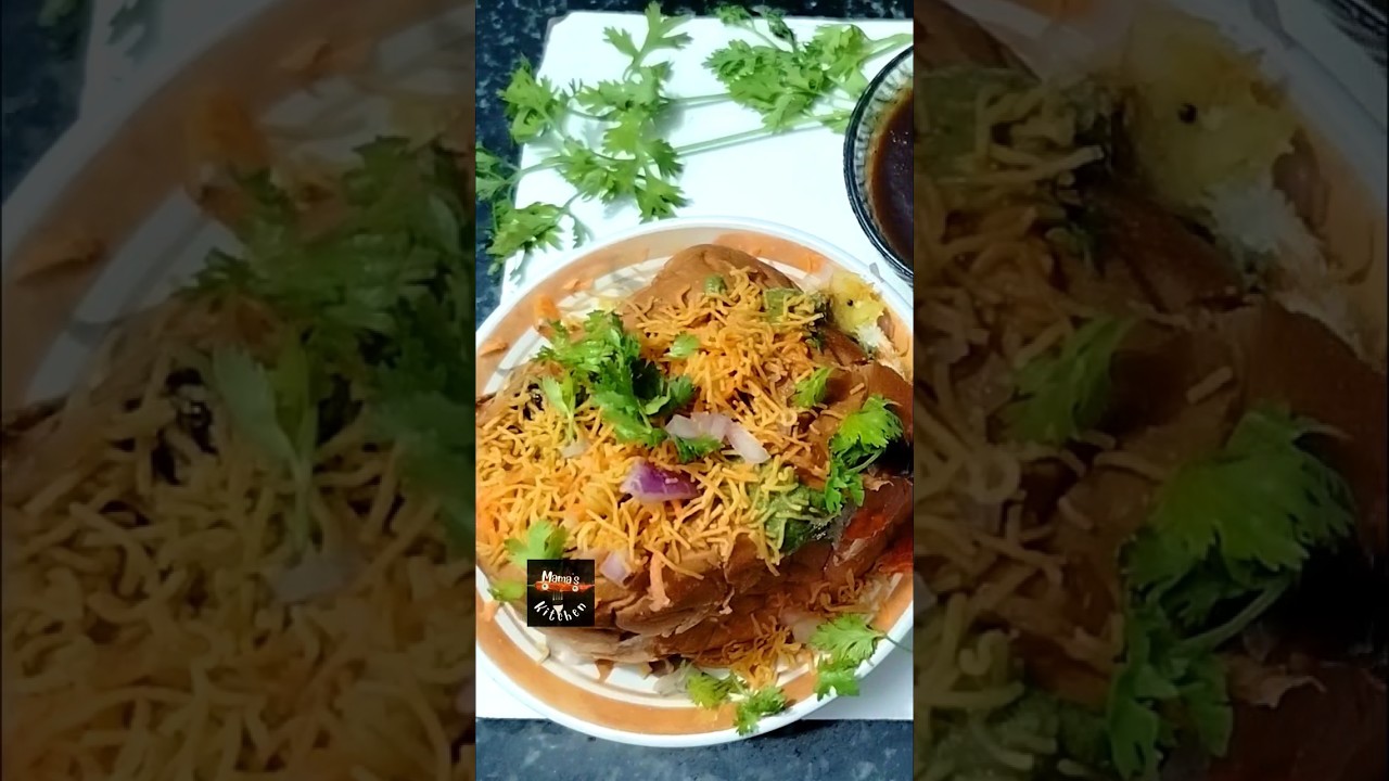 Karnataka special Street Style Bun Chaat Recipe in Home 😱🙀😱 #shorts #mamaskitchen #bunchaat
