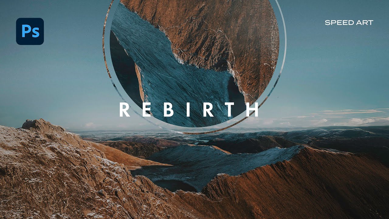 Rebirth | Creative warmup in Photoshop  - Speed Art