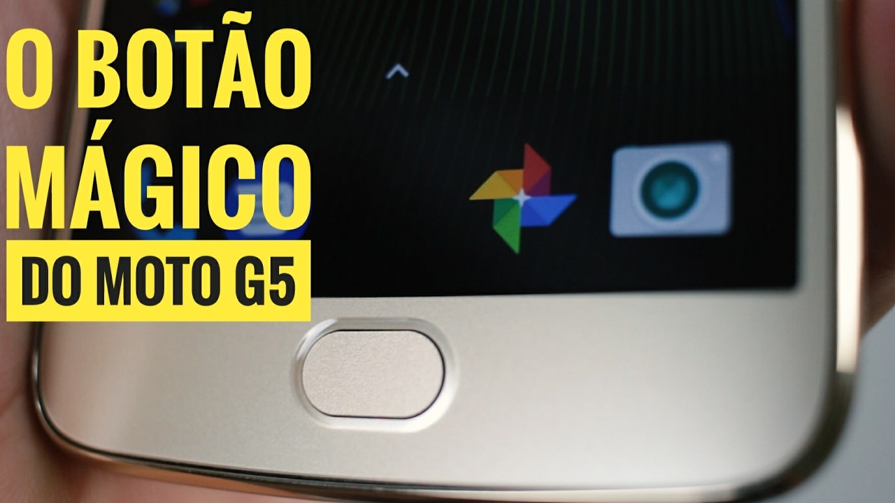 MOTO G5 PLUS - BOTÃO HOME COM FUNÇÕES EXTRAS E COMO CONFIGURAR