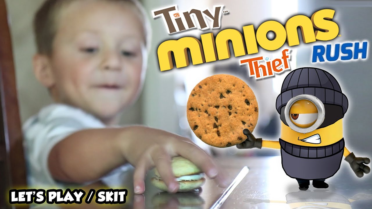 My MINION is a TINY THIEF!  (FGTEEV GAMEPLAY / SKIT w/ Despicable Me Minions Rush)