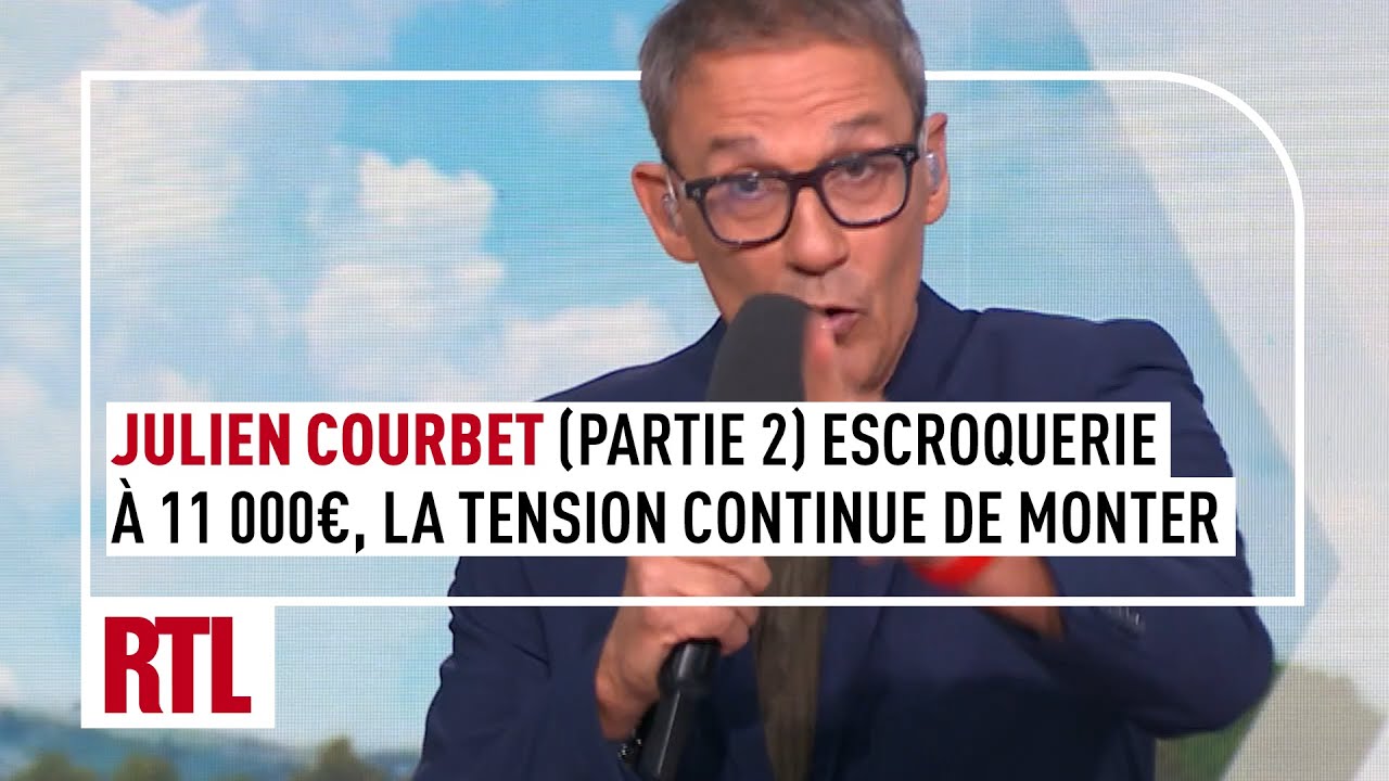 Julien Courbet : escroquerie à 11 000 €, la tension continue de monter (partie 2)