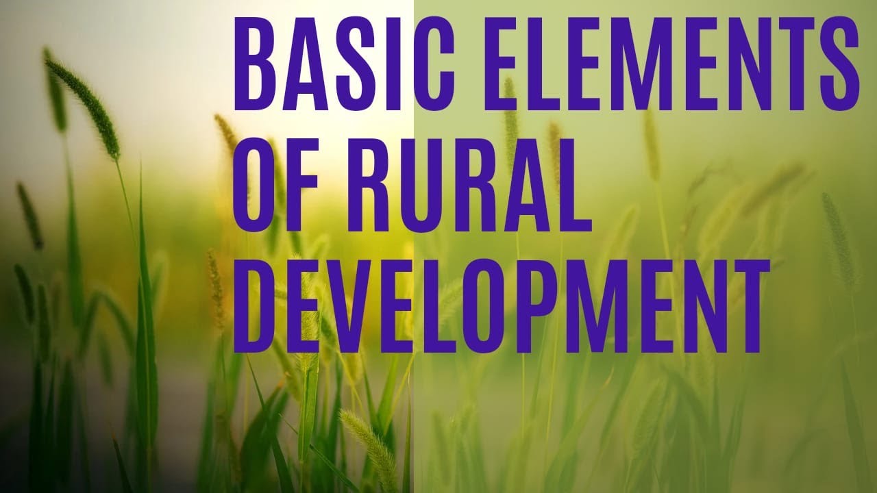 Unit 1 L2: Basic Elements of Rural Development (KHU701) explained in Hindi@StudywithBD