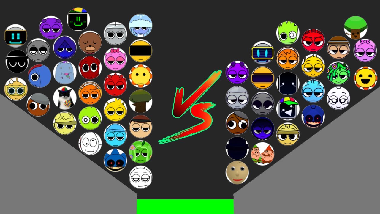 30 SPRUNKI RETAKE VS 25 SPRUNKI REMASTERED | Sprunki Marble Race in Algodoo! Who Will Win?