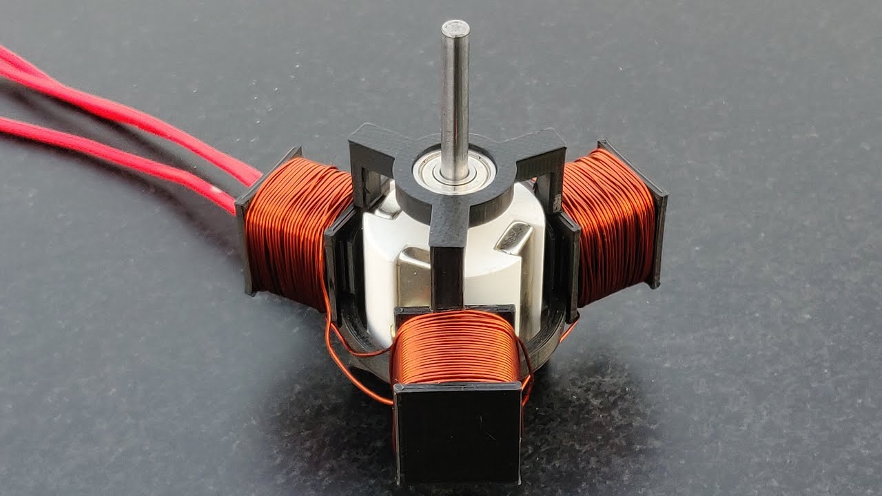 Making 3 Coil Using BLDC Motor
