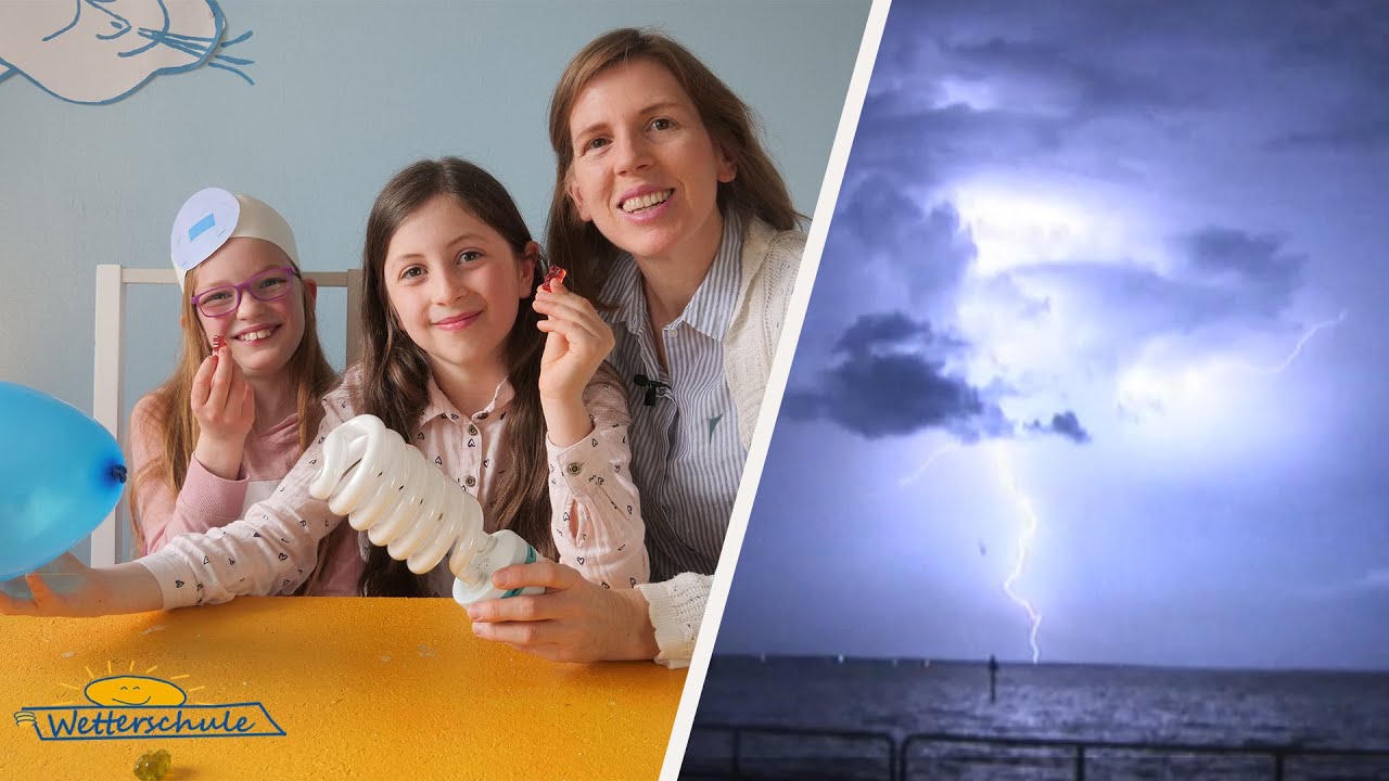 So entstehen Blitze ⚡  – Mit Experiment für Kinder