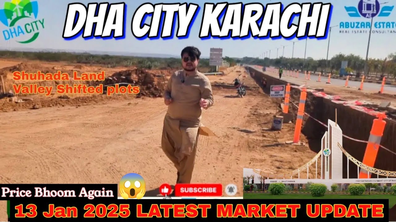DHA City Karachi Shuhada Land 🔥 Latest Update 2025 | Prices Increasing Fast!