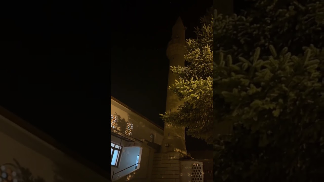 Çankırı Bayramören karataş köyü camii yatsı Hicaz ezan Hafız Ramazan Gönül (merkezi sistem)