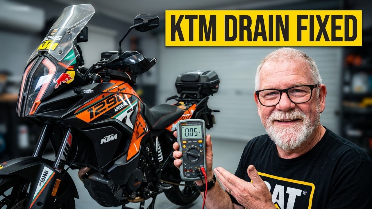 KTM 1290 Super Adventure Parasitic Battery Drain : How I fixed it Fast
