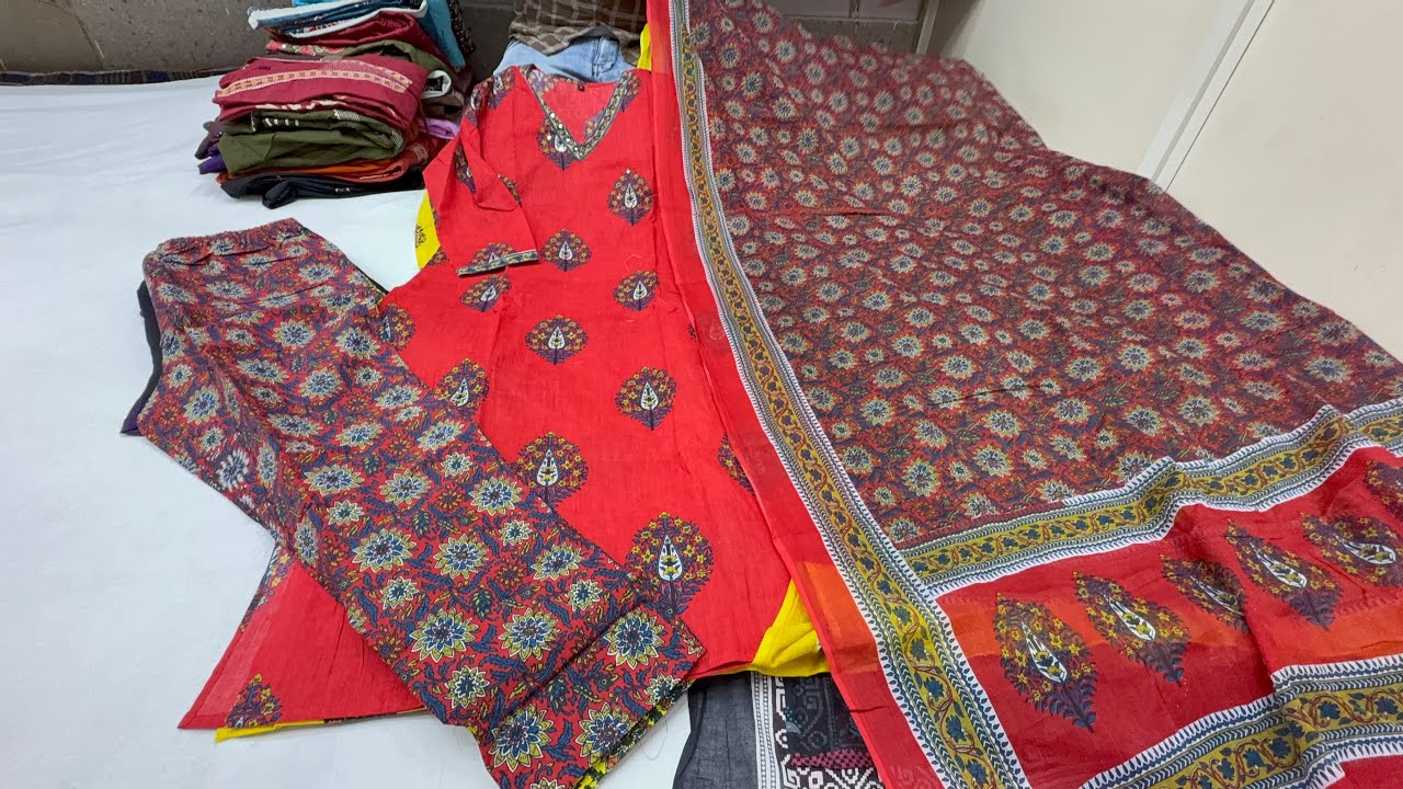 Chickpet Bangalore wholesale summer season special budget friendly cotton kurti sets and cord sets 