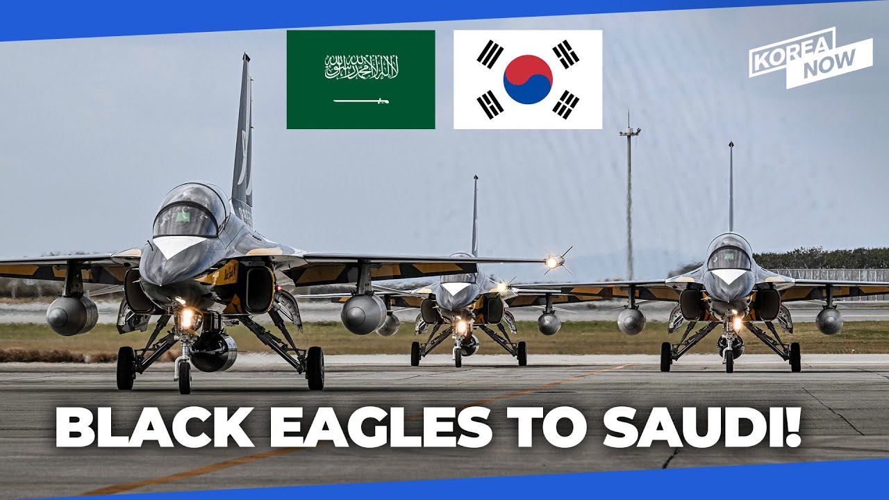 South Korea&rsquo;s Black Eagles head to Saudi Arabia via Japan