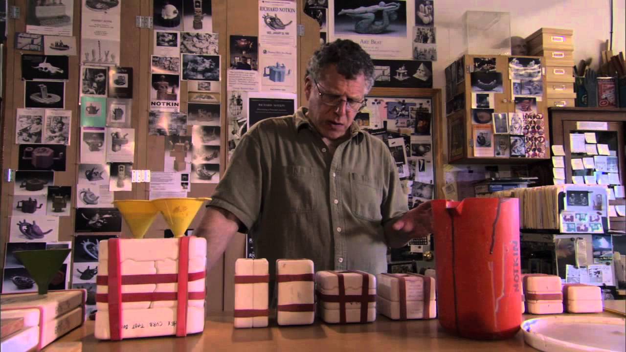 Slip Casting with Ceramic Artist / Sculptor Richard Notkin