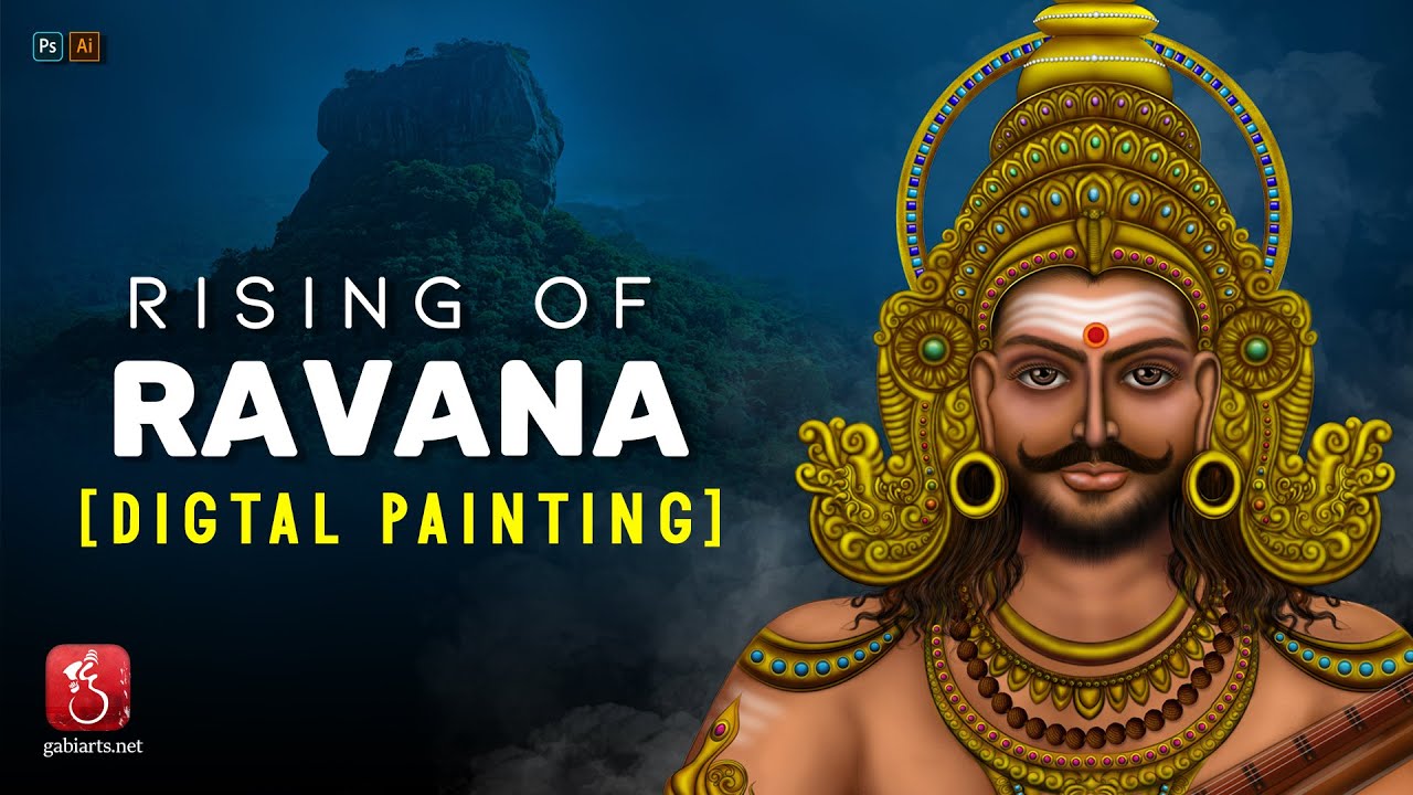 The Rising of Ravana ( Digital Painting )