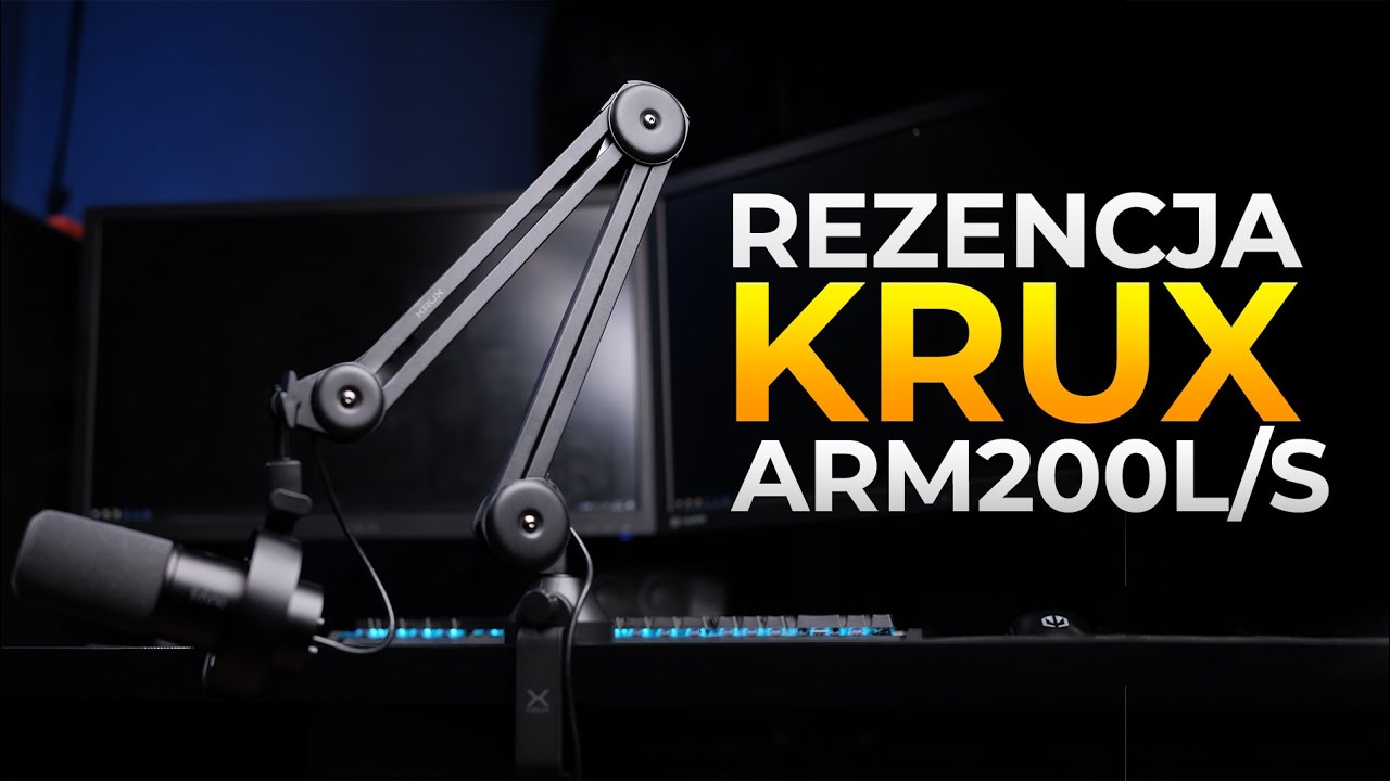 CZY KRUX PODOŁAŁ Z RAMIONAMI MIKROFONOWYMI? 🤔 KRUX ARM 200S / ARM 200L - RECENZJA
