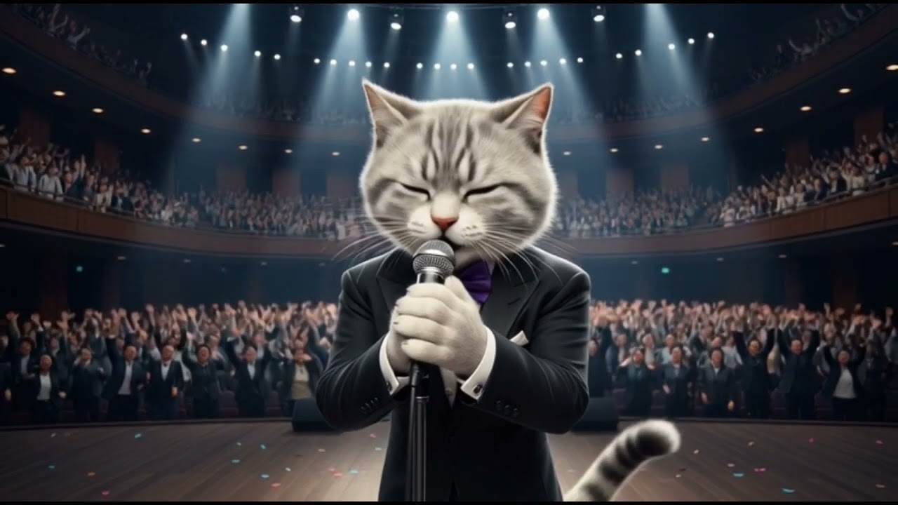 [눈물이나]설 특집 트로트가 좋아 무대#고양이 트로트 가수 스타트#ai로 만든노래