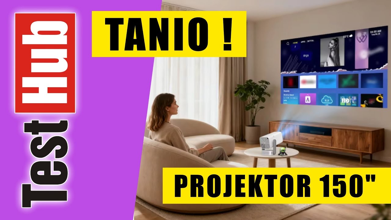 TANI Projektor FHD Thundeal TD80Pro z automatuką korekcji i skalowaniem 4K
