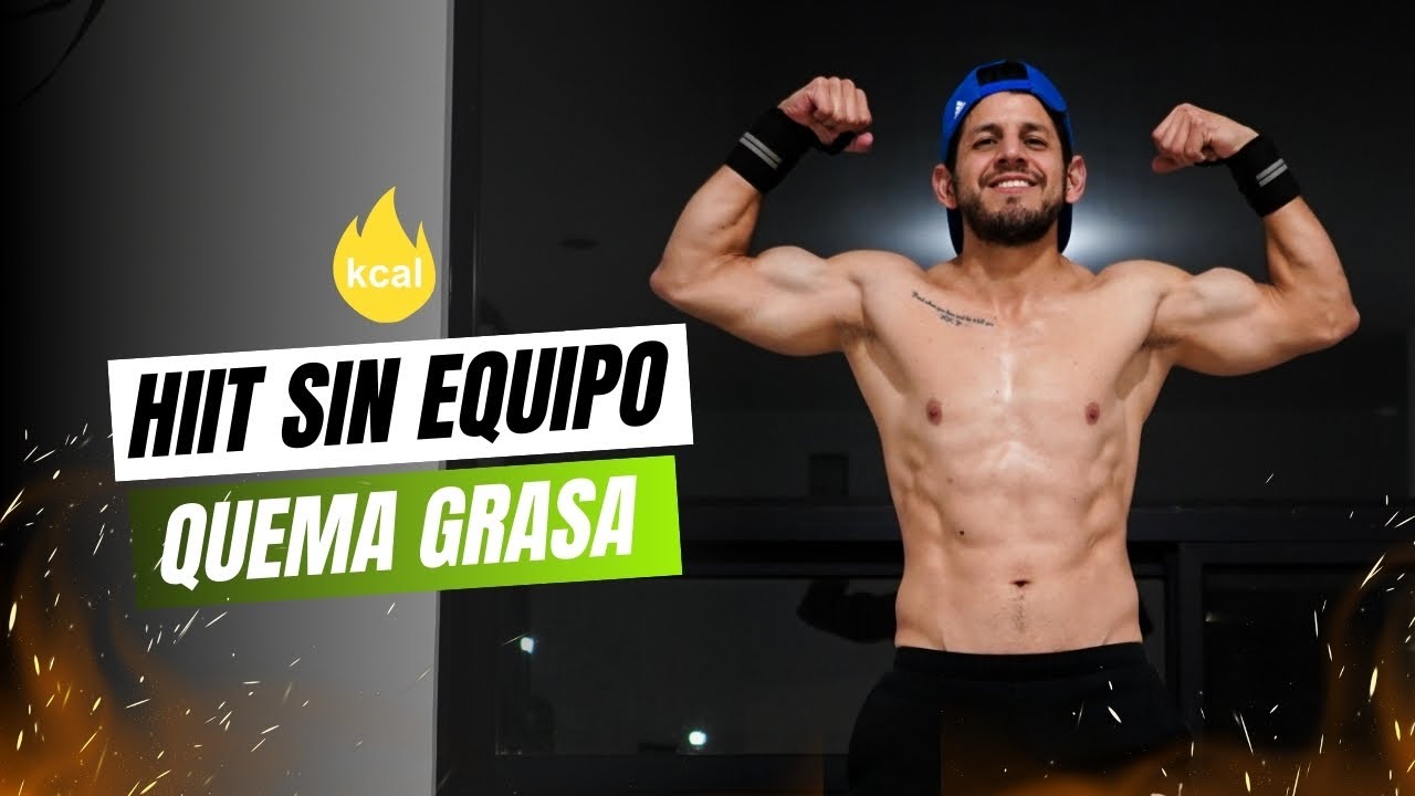 15 Minutos HIIT SIN EQUIPO 🔥 Quema Grasa en Casa rápido (Rutina Completa)