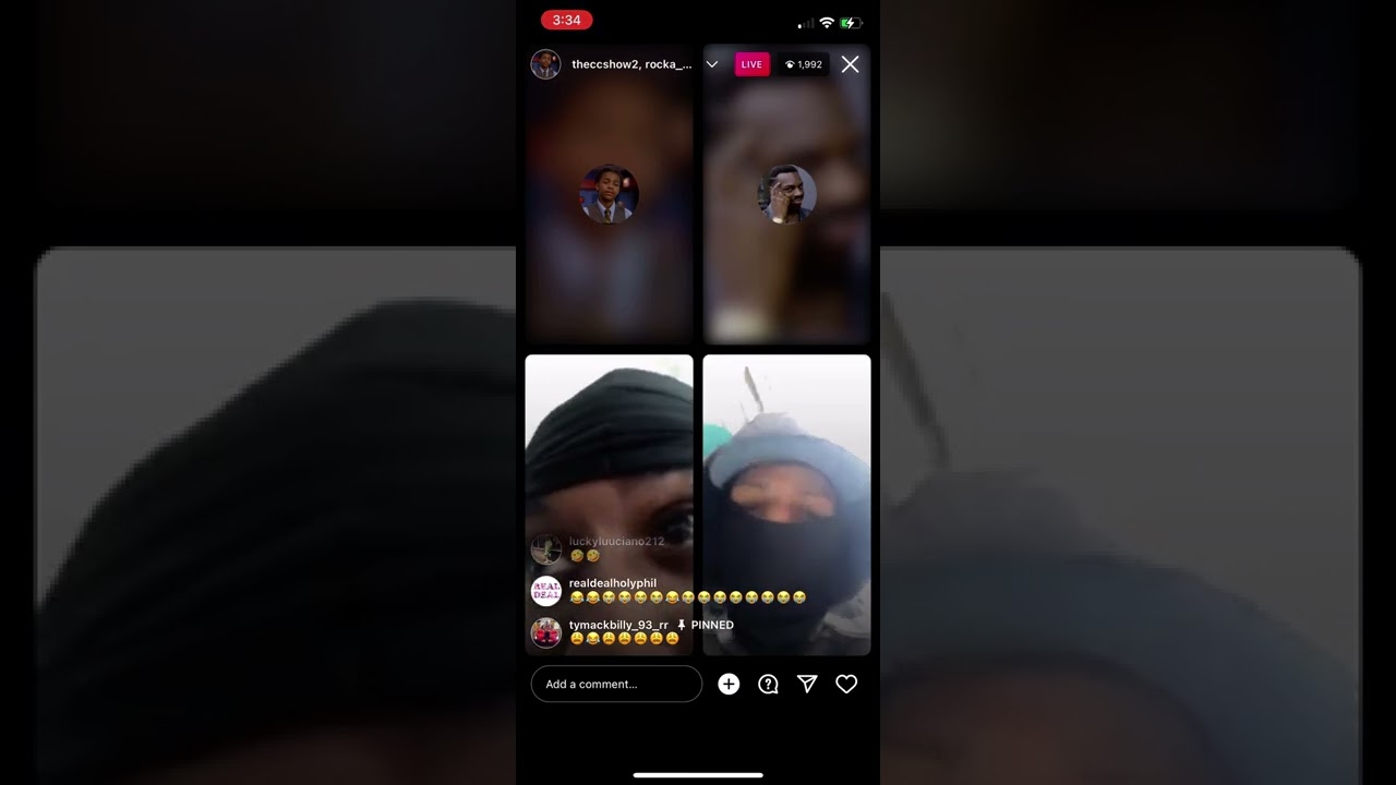 cc show…#lilyachty VS #Saydat (Ty Mack Billy) 😭😭😭😭 #roastsession
