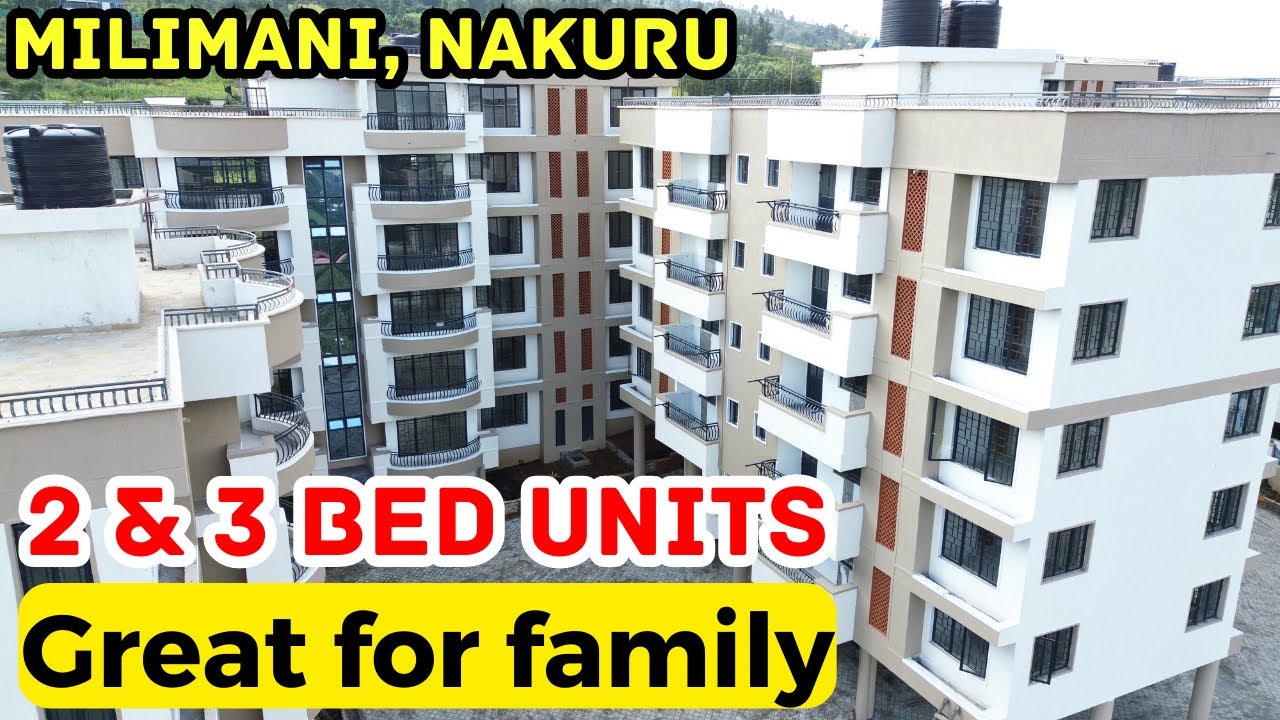 Inside the Modern 2 and 3 Bedroom Apartments in Milimani, Nakuru, Great for Family and Amazing Views