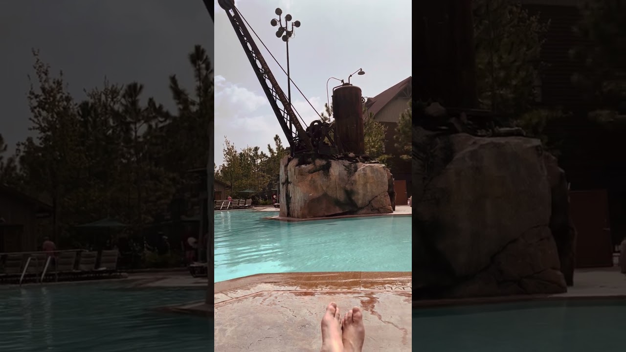 Boulder Ridge Villas Pool at Wilderness Lodge! #wildernesslodge #disneyresort #waltdisneyworld
