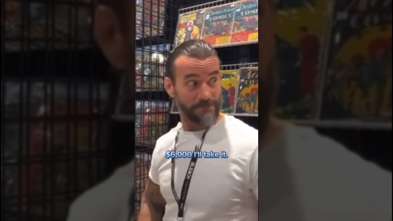 CM Punk buys Danhausen expensive Marvel Comic Books (Funny Short) #cmpunk #danhausen #wwe #aew