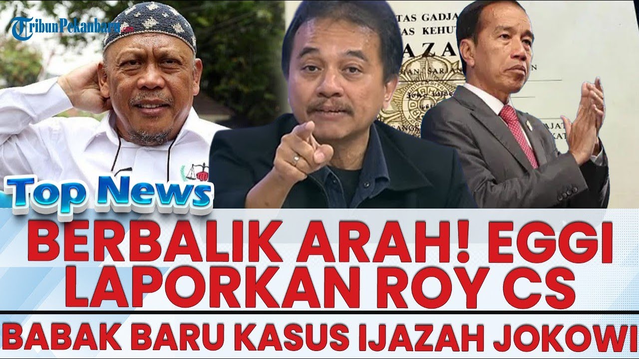 🔴BERBALIK ARAH! Roy Suryo dan Pengacara Dilaporkan ke Polisi oleh Eggi Sudjana, Update Ijazah Jokowi