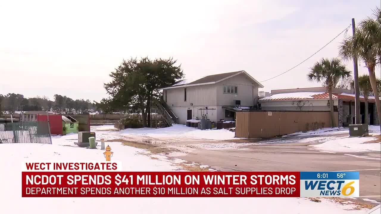 WECT INVESTIGATES: Winter storms cost NCDOT $41 million