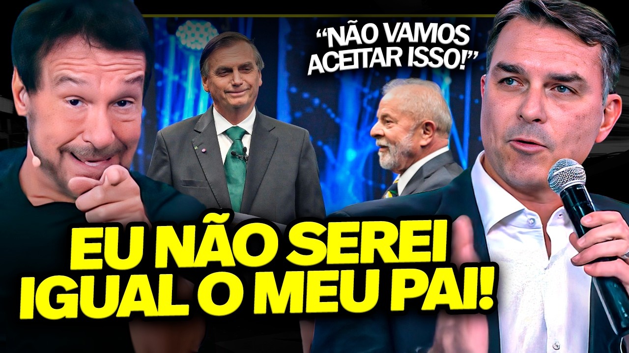 NO PÂNICO, FLÁVIO BOLSONARO REVELA A MUDANÇA DE  ESTRATÉGIA PARA VENCER LULA NAS ELEIÇÕES