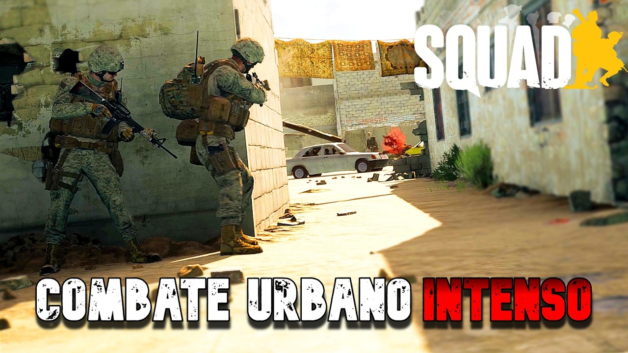MARINES se enfrentan al brutal COMBATE URBANO en FALLUJAH | Squad Gameplay Espa&ntilde;ol