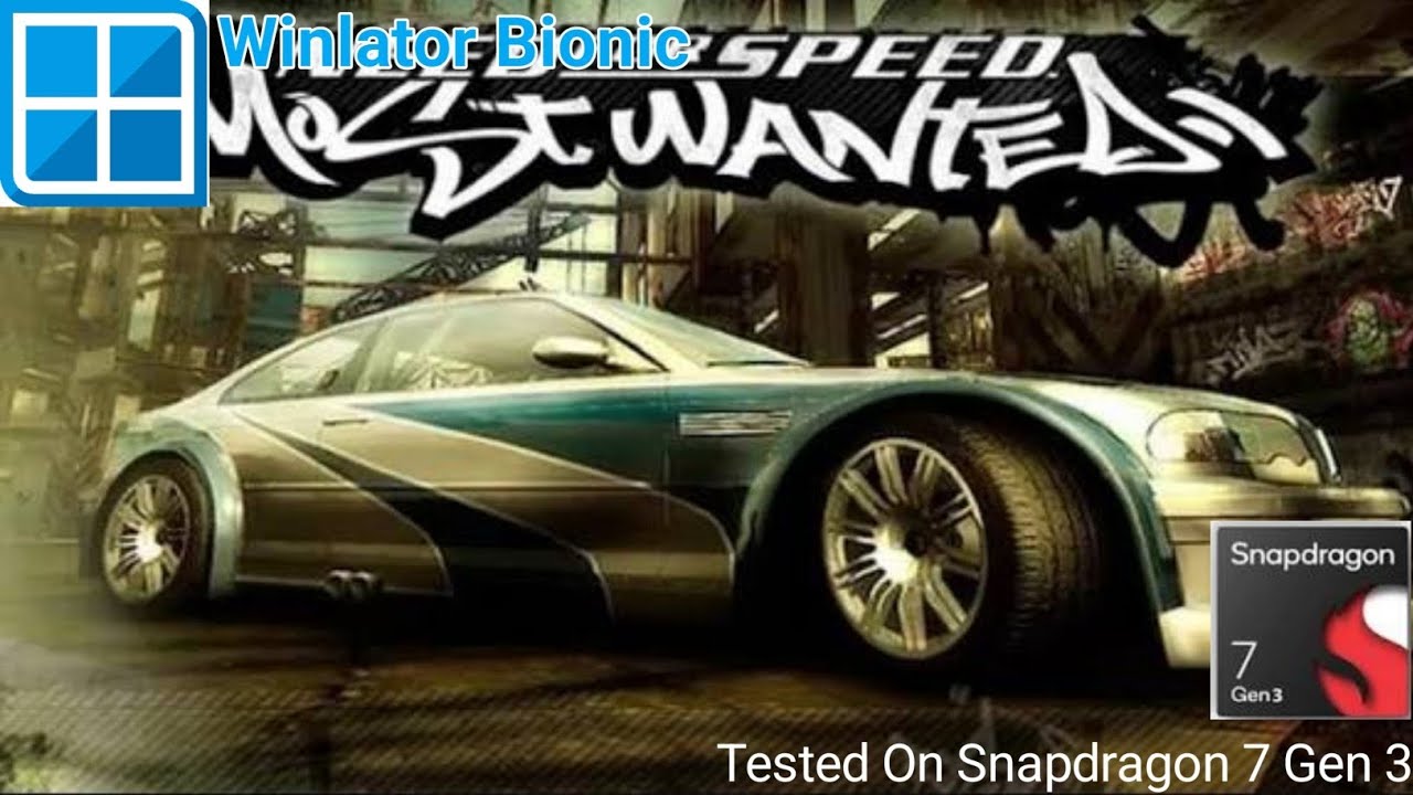 Need For Speed Most Wanted (Windows) on IQOO Z9 Snapdragon 7 Gen 3