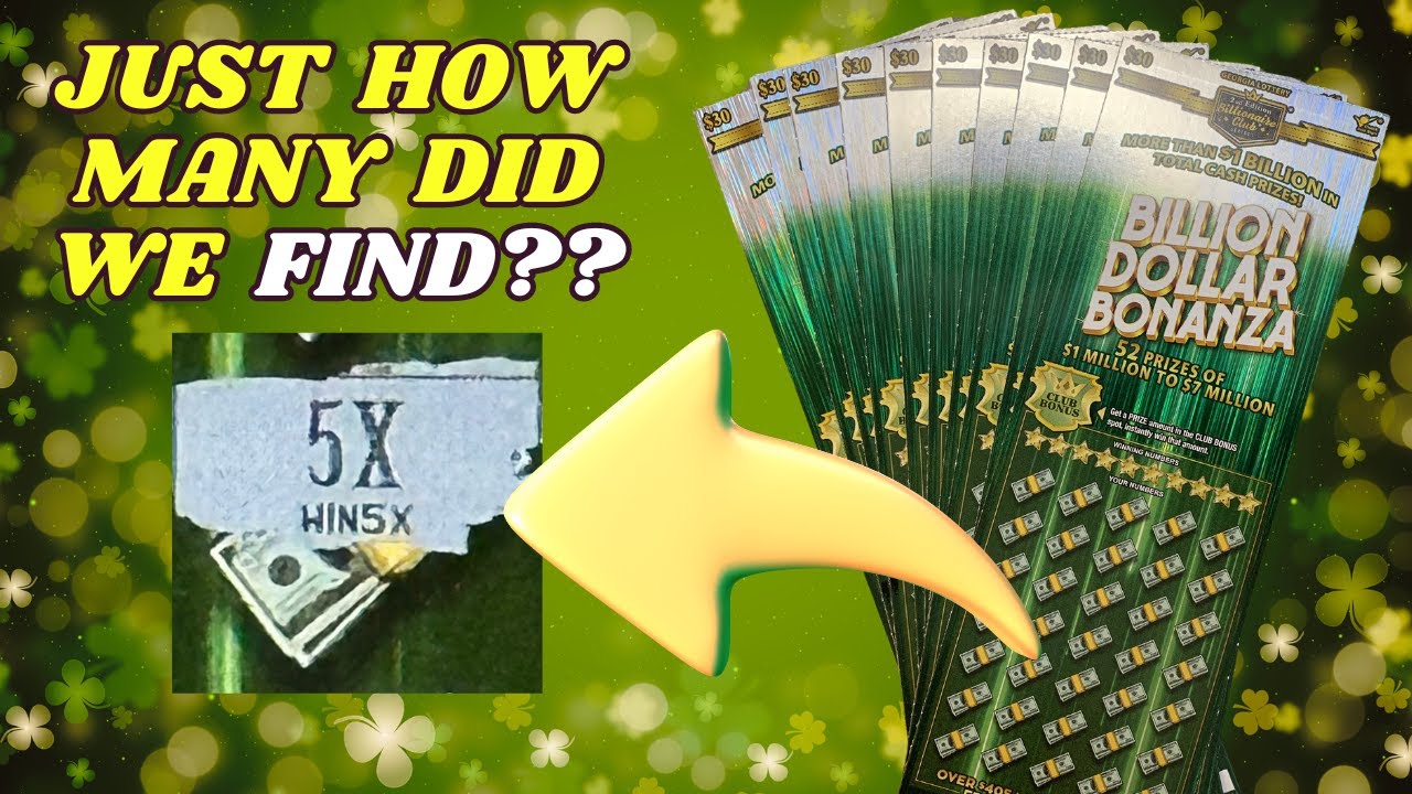 Full Book of $30 Billion Dollar Bonanza Scratch Off Tickets
